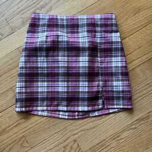 Girls Plaid Skirt